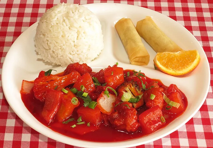 Hakka Spice Chinese Restaurant - SweetnSour Chicken With Pineapple